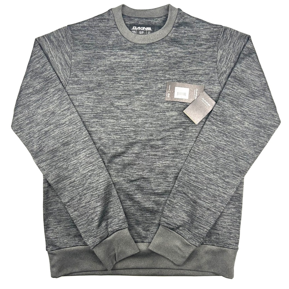 Dakine Liberator LW Crew Sweatshirt Mens Small Black Heather Space Dye Thumbhole